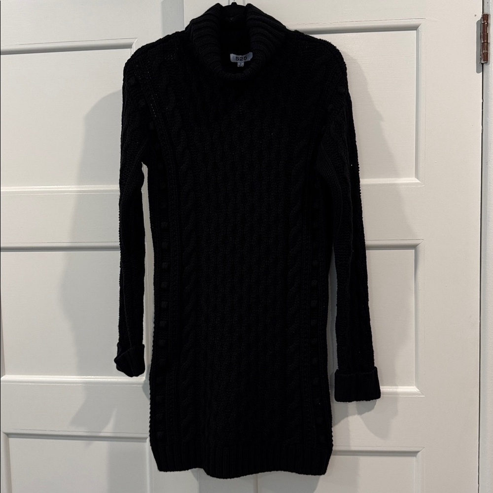 525 America Knit Turtleneck Sweater Dress Size Small